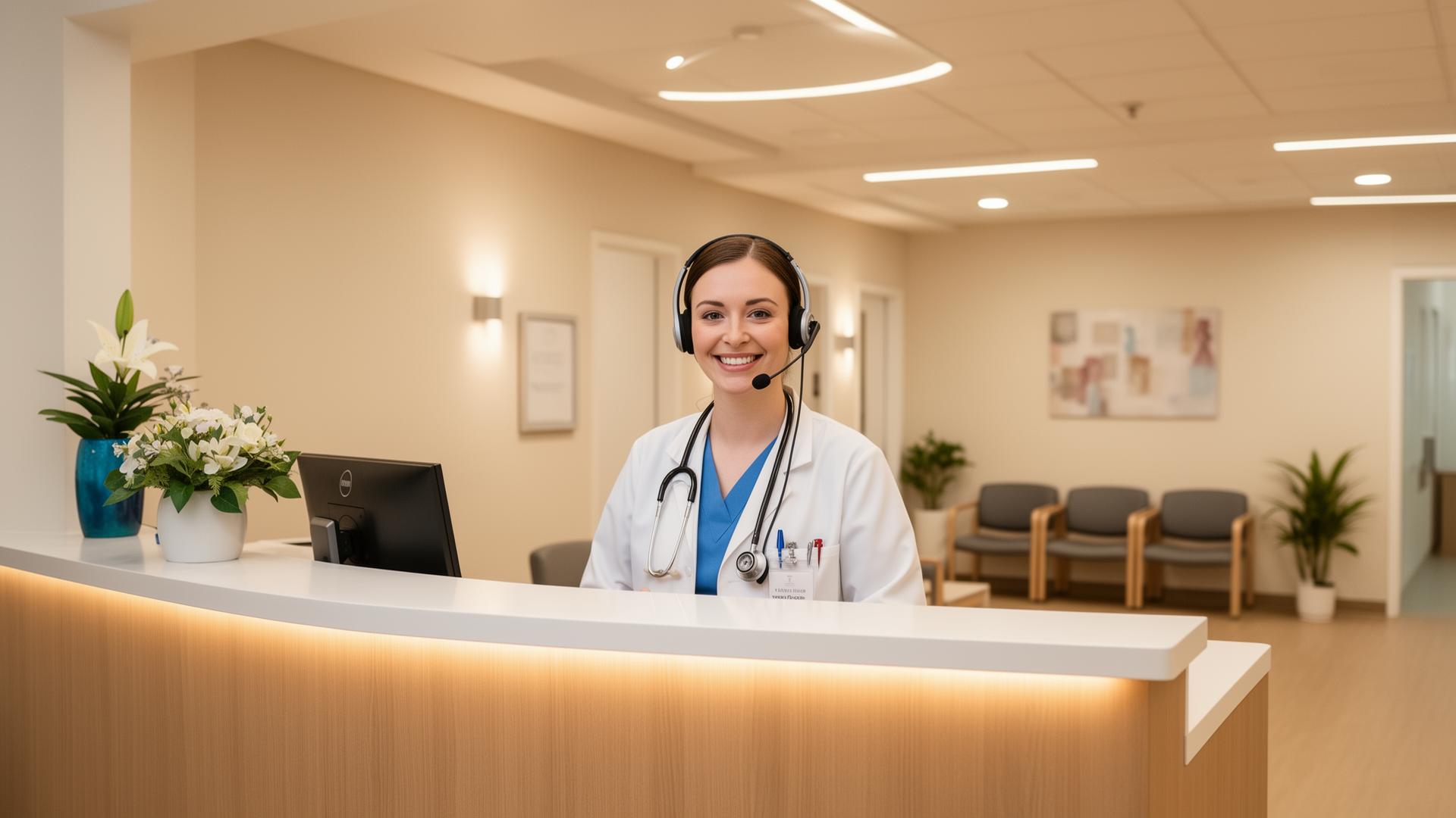AI answering service for healthcare